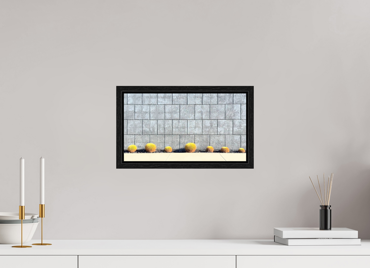 Concrete Cactus Wall