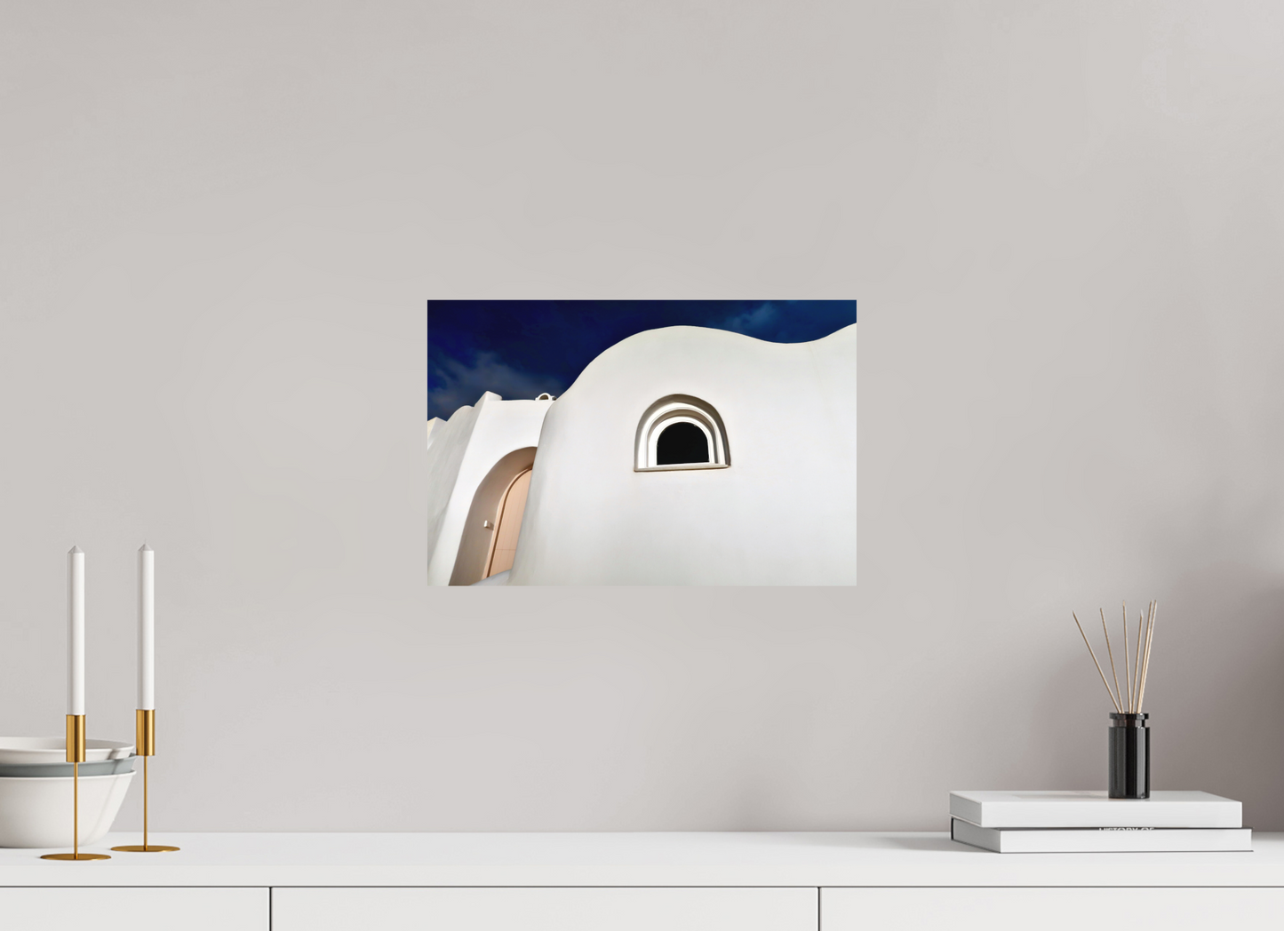 Curvy Home Arched Door Window