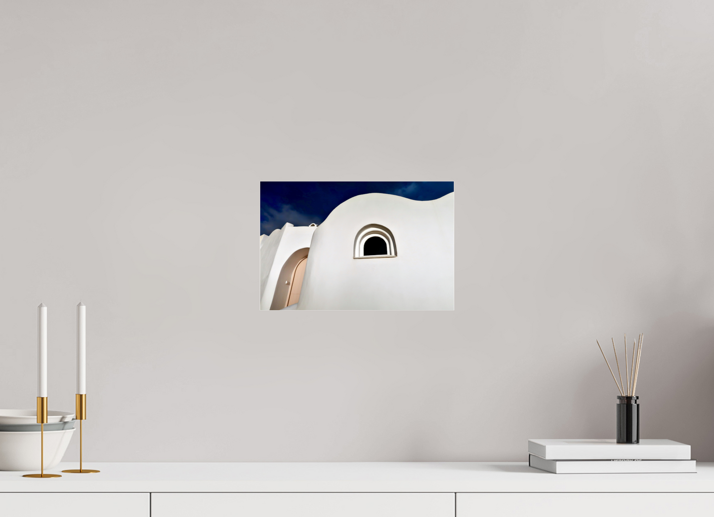 Curvy Home Arched Door Window
