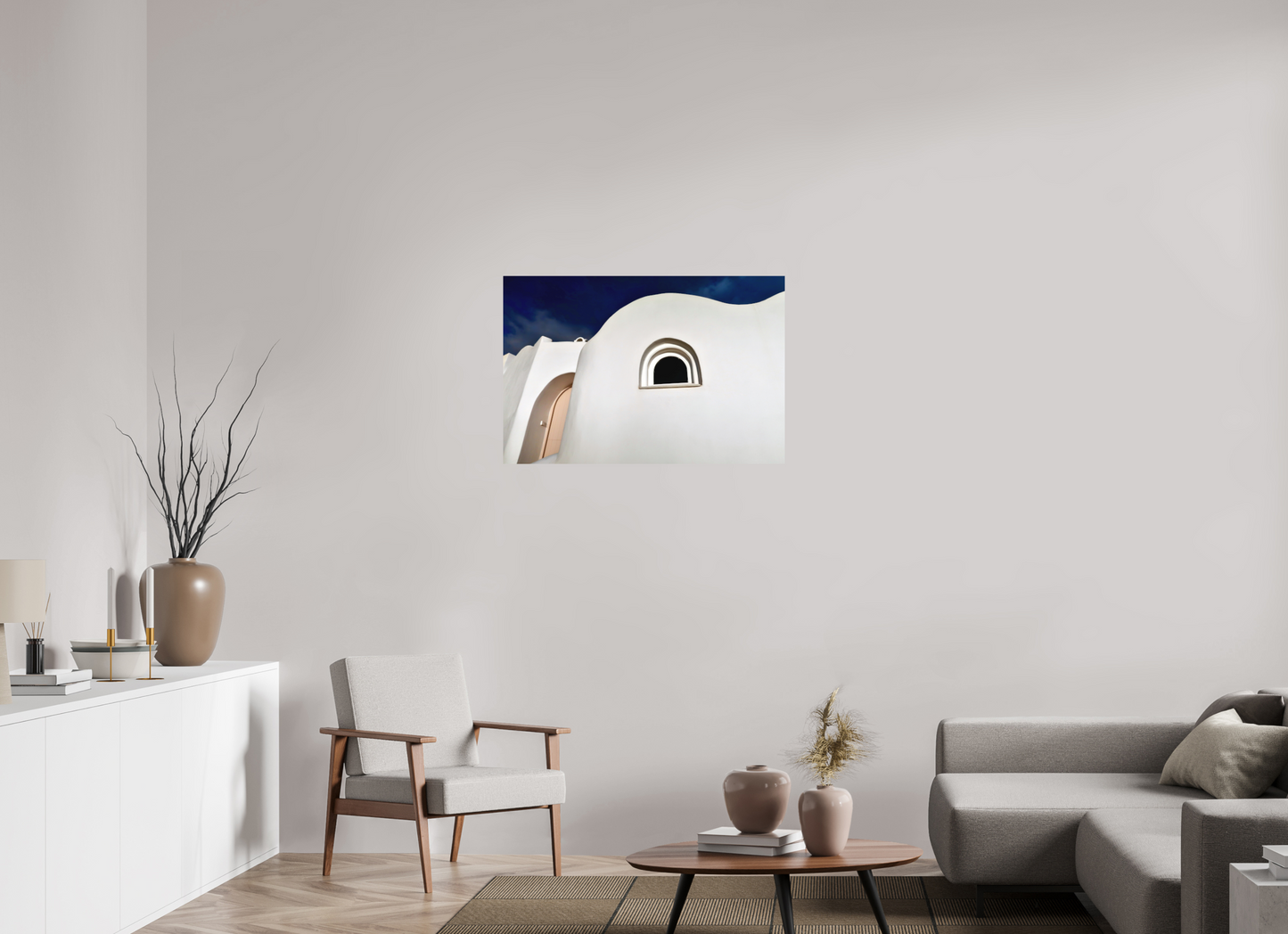Curvy Home Arched Door Window