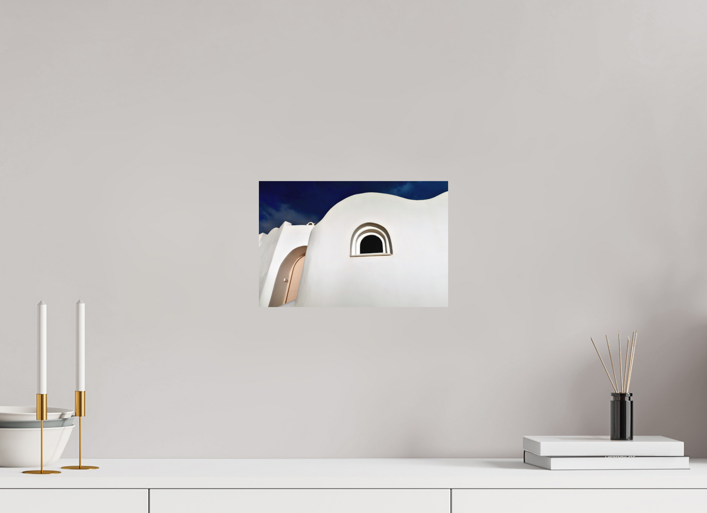 Curvy Home Arched Door Window