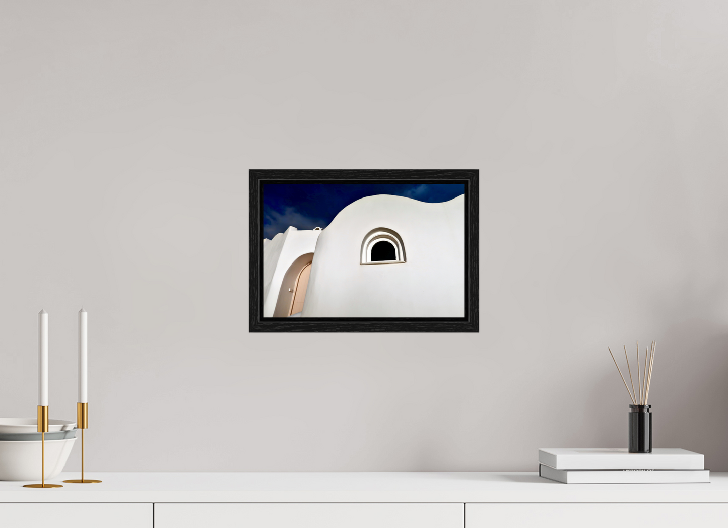 Curvy Home Arched Door Window