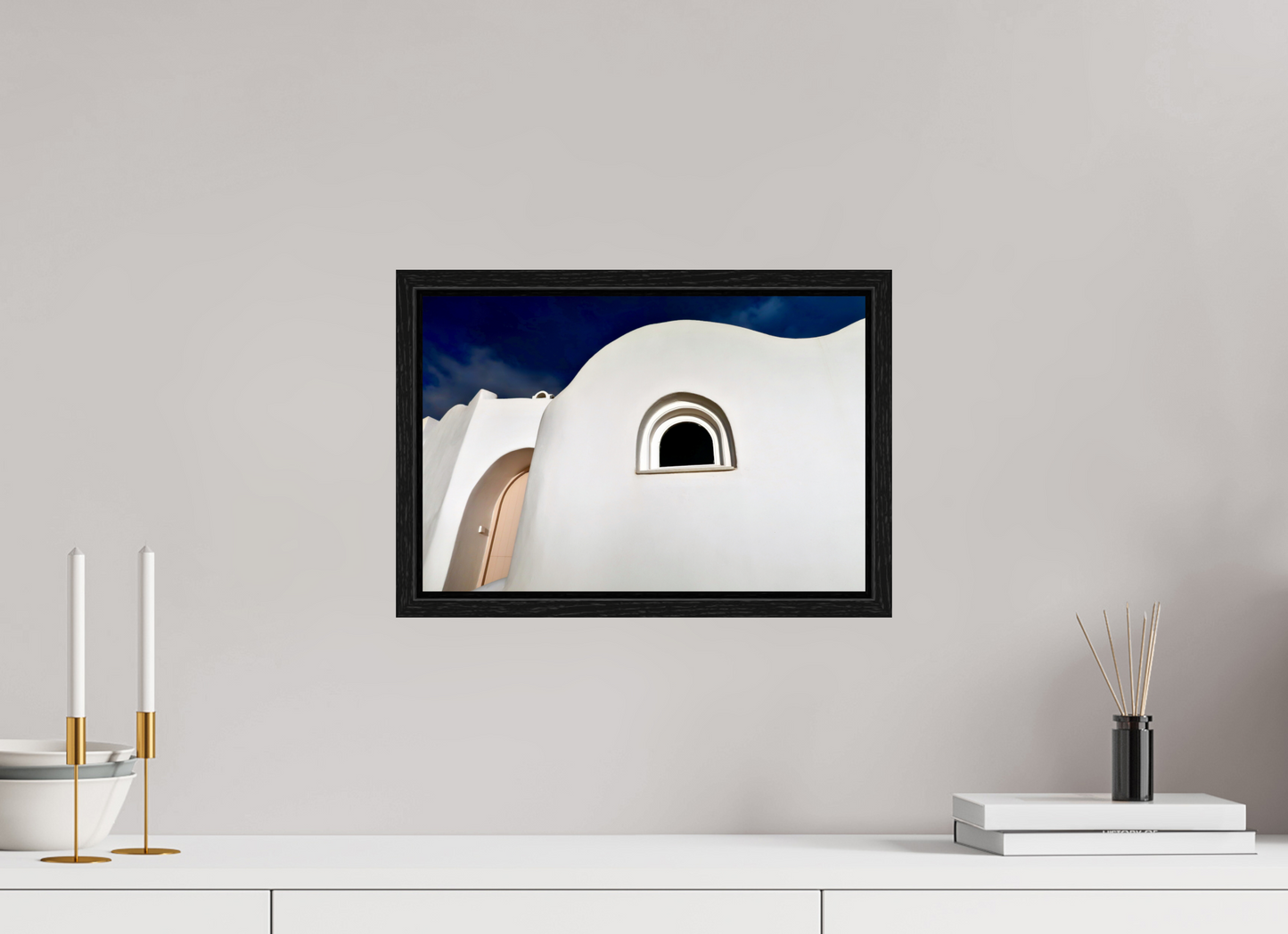 Curvy Home Arched Door Window