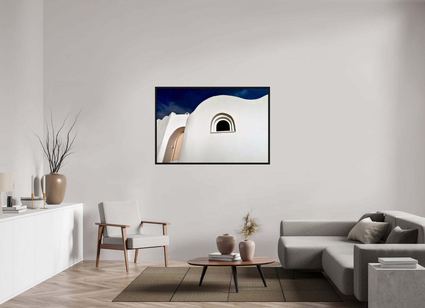 Curvy Home Arched Door Window