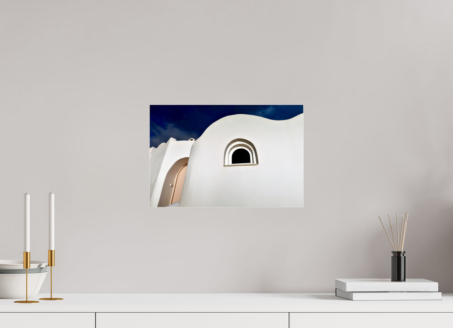 Curvy Home Arched Door Window