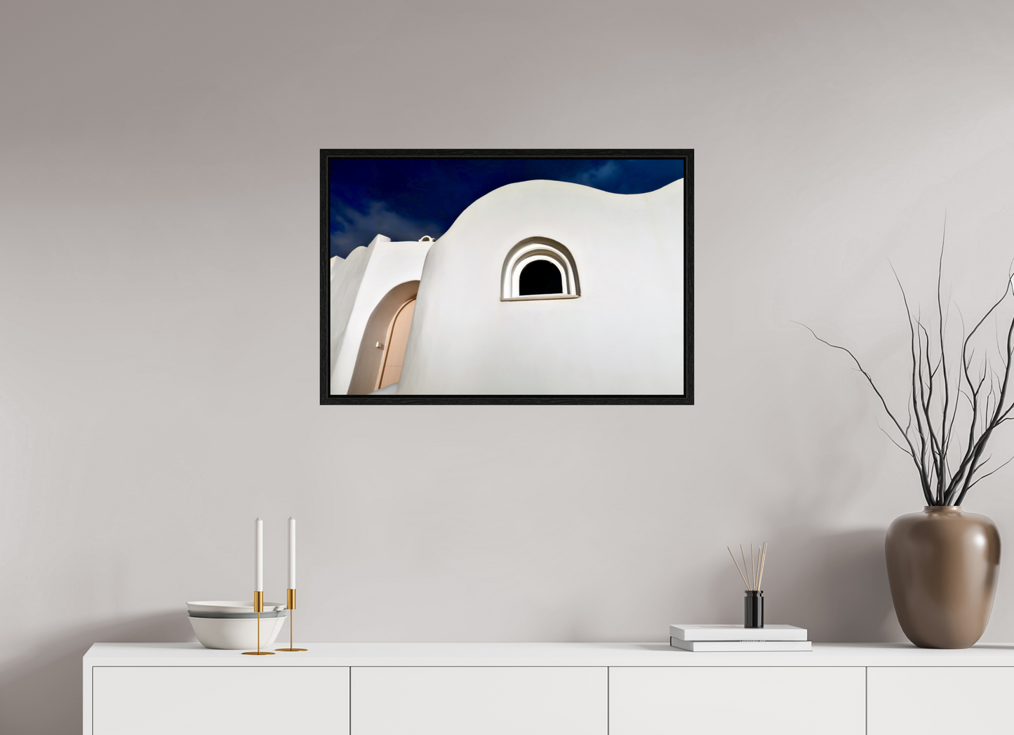 Curvy Home Arched Door Window