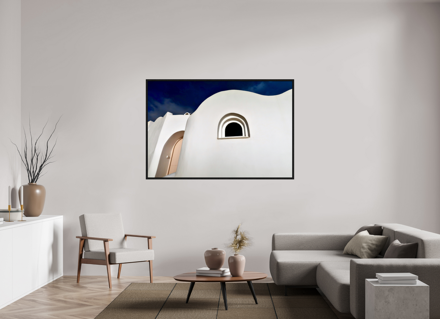 Curvy Home Arched Door Window