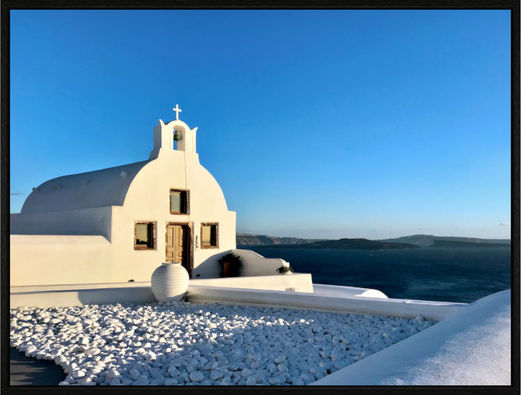 Church Overlooking Caldera