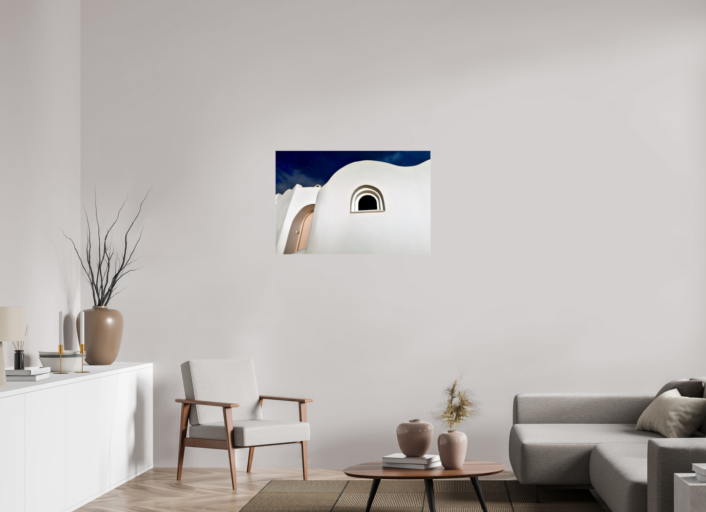 Curvy Home Arched Door Window