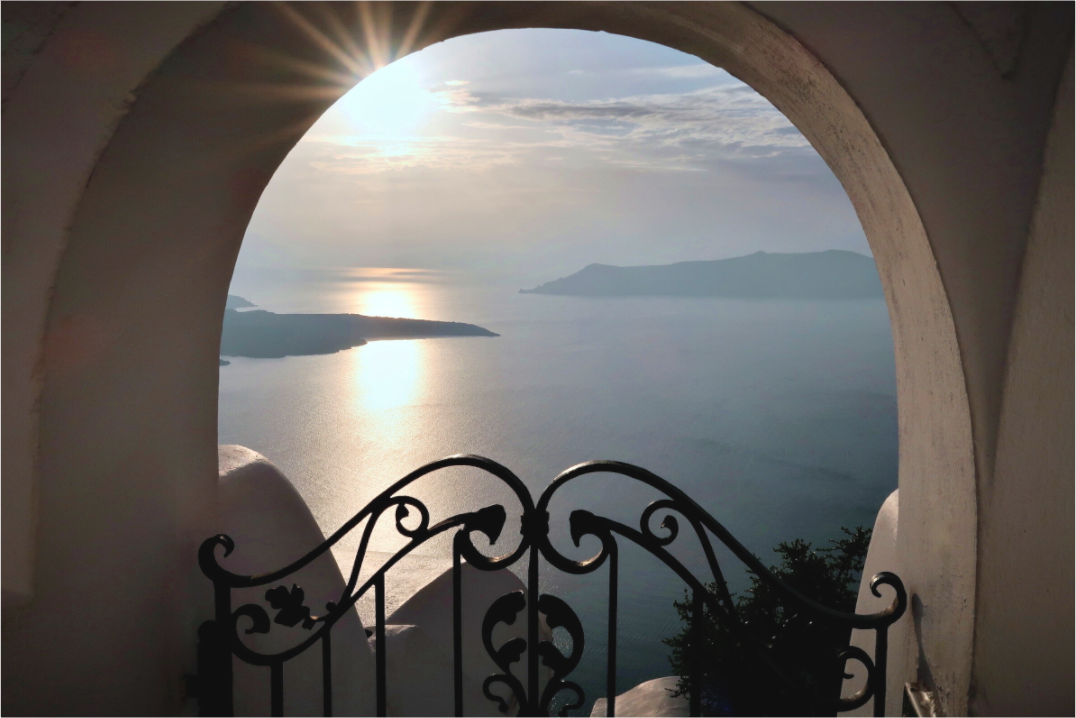Sunset Over The Caldera