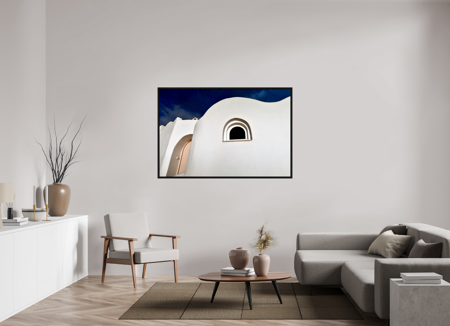 Curvy Home Arched Door Window