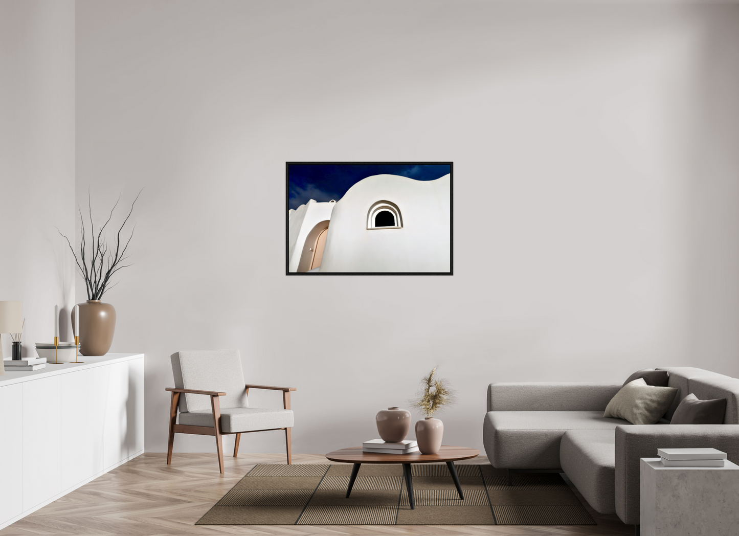Curvy Home Arched Door Window