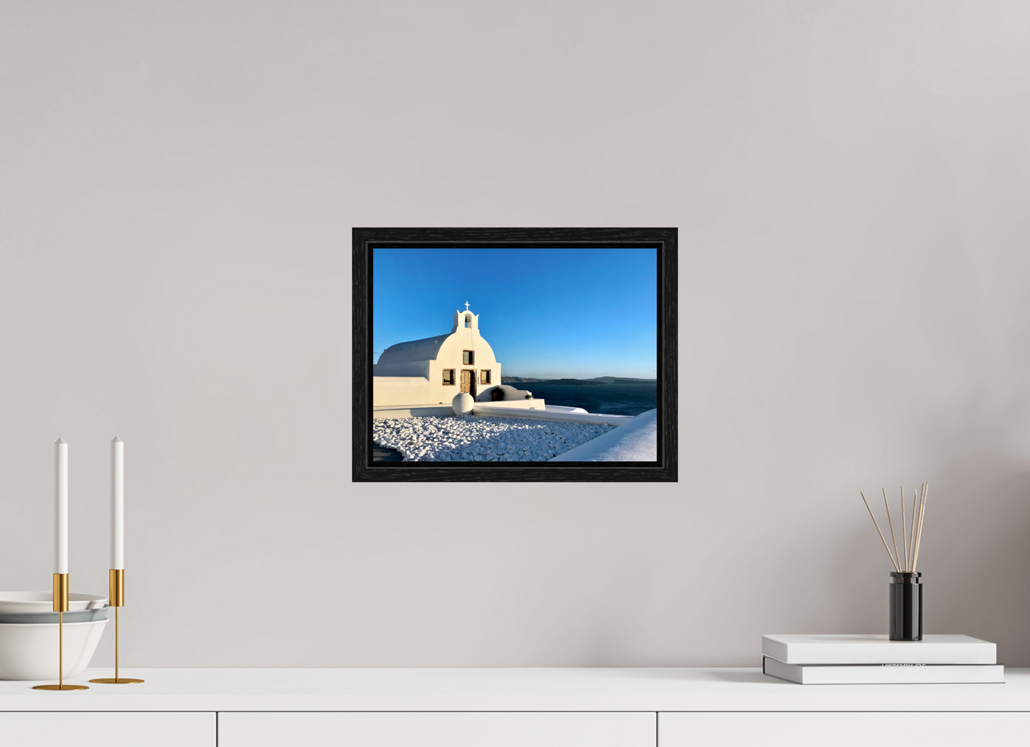 Church Overlooking Caldera