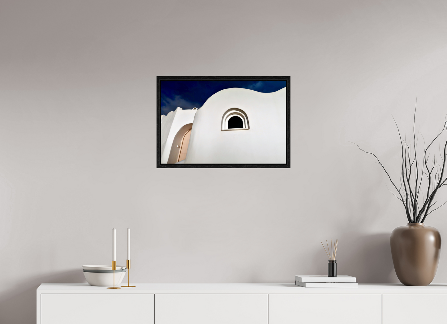 Curvy Home Arched Door Window